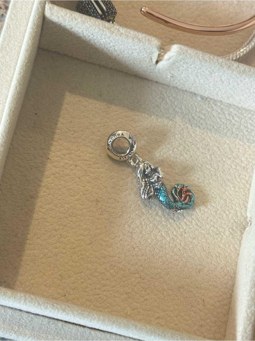 Pandora little mermaid charm